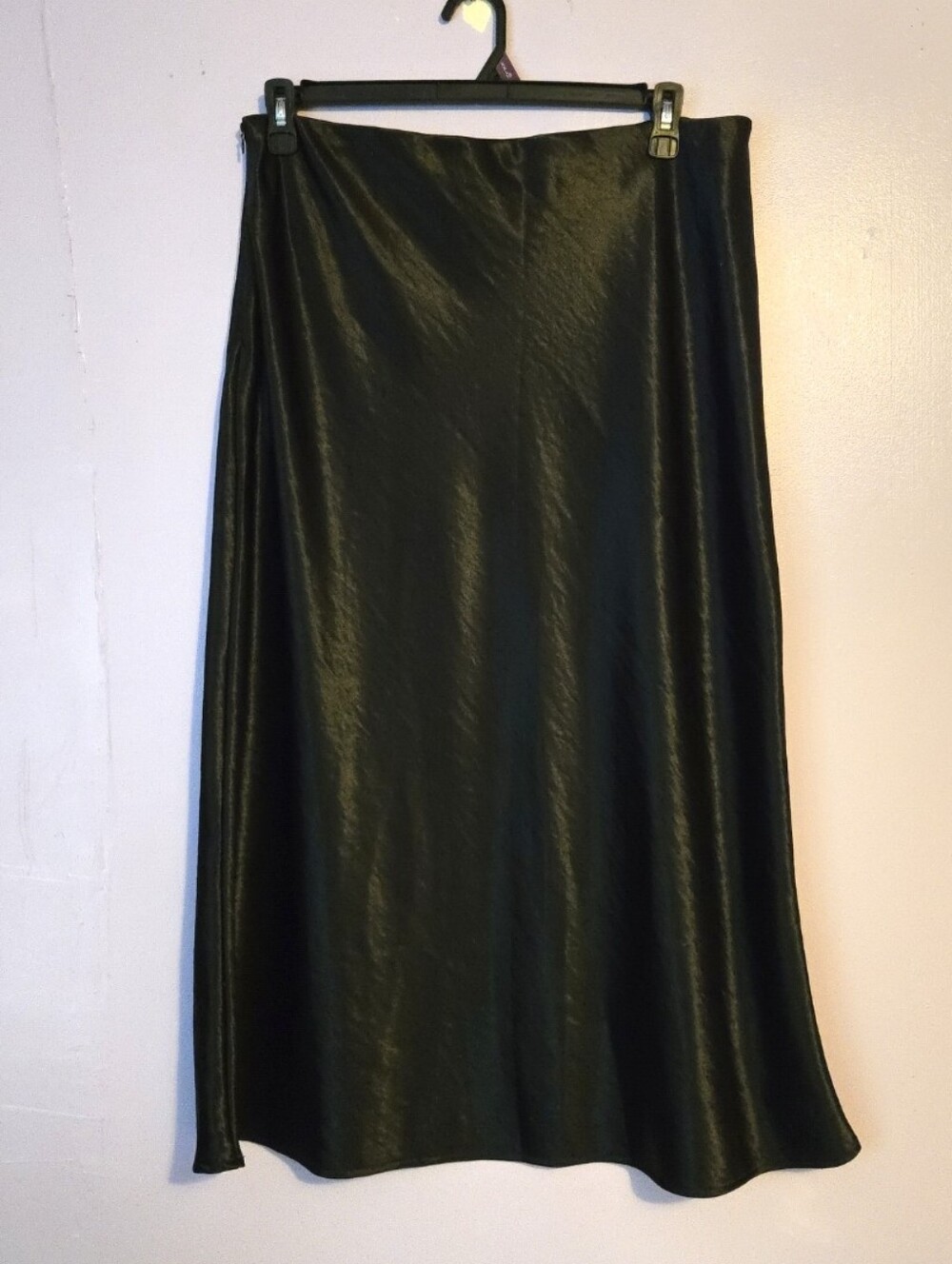 Halara High Waisted Satin Midi Mermaid Skirt size XL